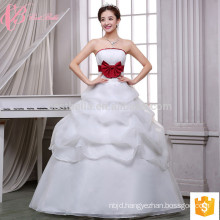 Puffy ball gown multilayer lace appliques cheap wholesales wedding dress